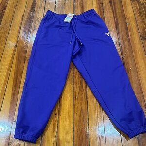 Nike Kobe Therma-FIT Basketball Pants Purple Men's Size Yellow HJ8113-547 (NEW)
